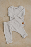 BABY LUXE RIB SET - ECRU