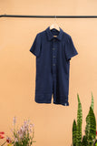 SUMMER BOILERSUIT - NAVY