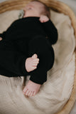 BABY LUXE RIB SET - BLACK