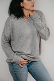ADULT COZY JUMPER - GREY MELANGE