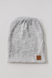 ADULT SLOUCHY BEANIE - LIGHT GREY MELANGE - Flynn Jaxon