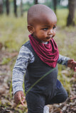 BANDANA BIB - CHASE (Burgundy) - Flynn Jaxon
