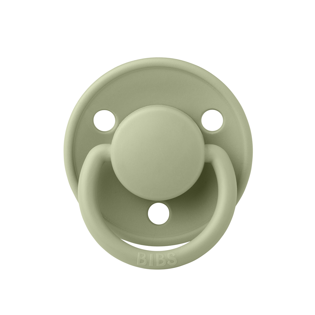 BIBS De Lux Silicone Pacifiers | 1 Size Fits All