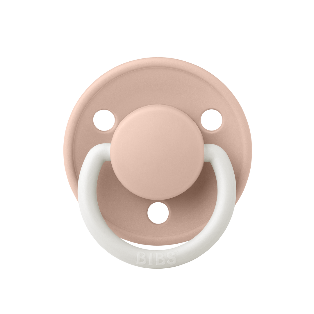 BIBS De Lux Silicone Pacifiers | 1 Size Fits All