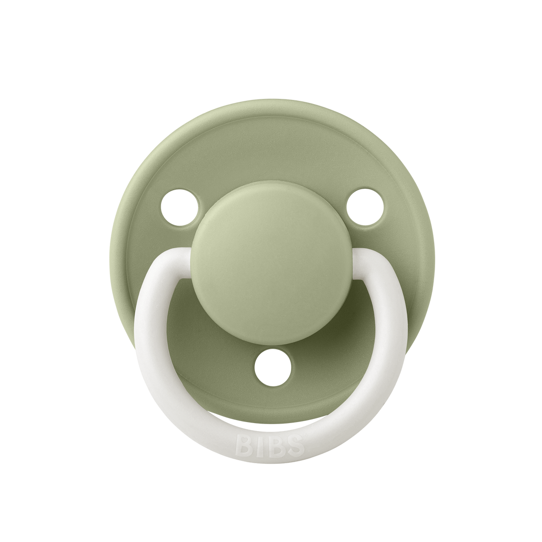 BIBS De Lux Silicone Pacifiers | 1 Size Fits All