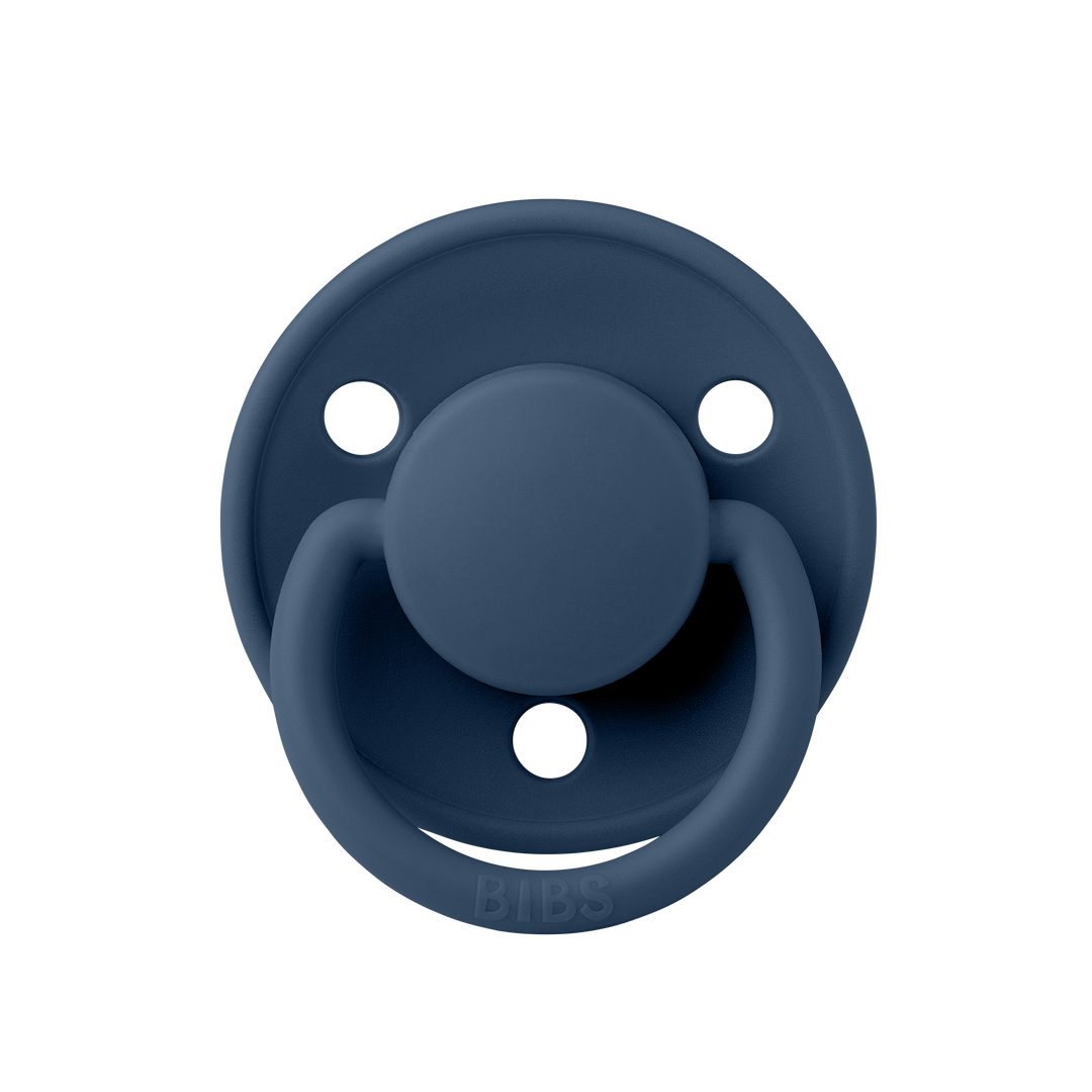 BIBS De Lux Silicone Pacifiers | 1 Size Fits All