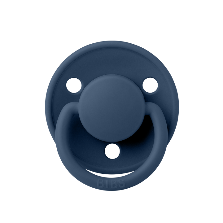 BIBS De Lux Silicone Pacifiers | 1 Size Fits All