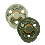 BIBS PACIFIERS - HOLIDAY COLLECTION (SIZES 1 AND 2)