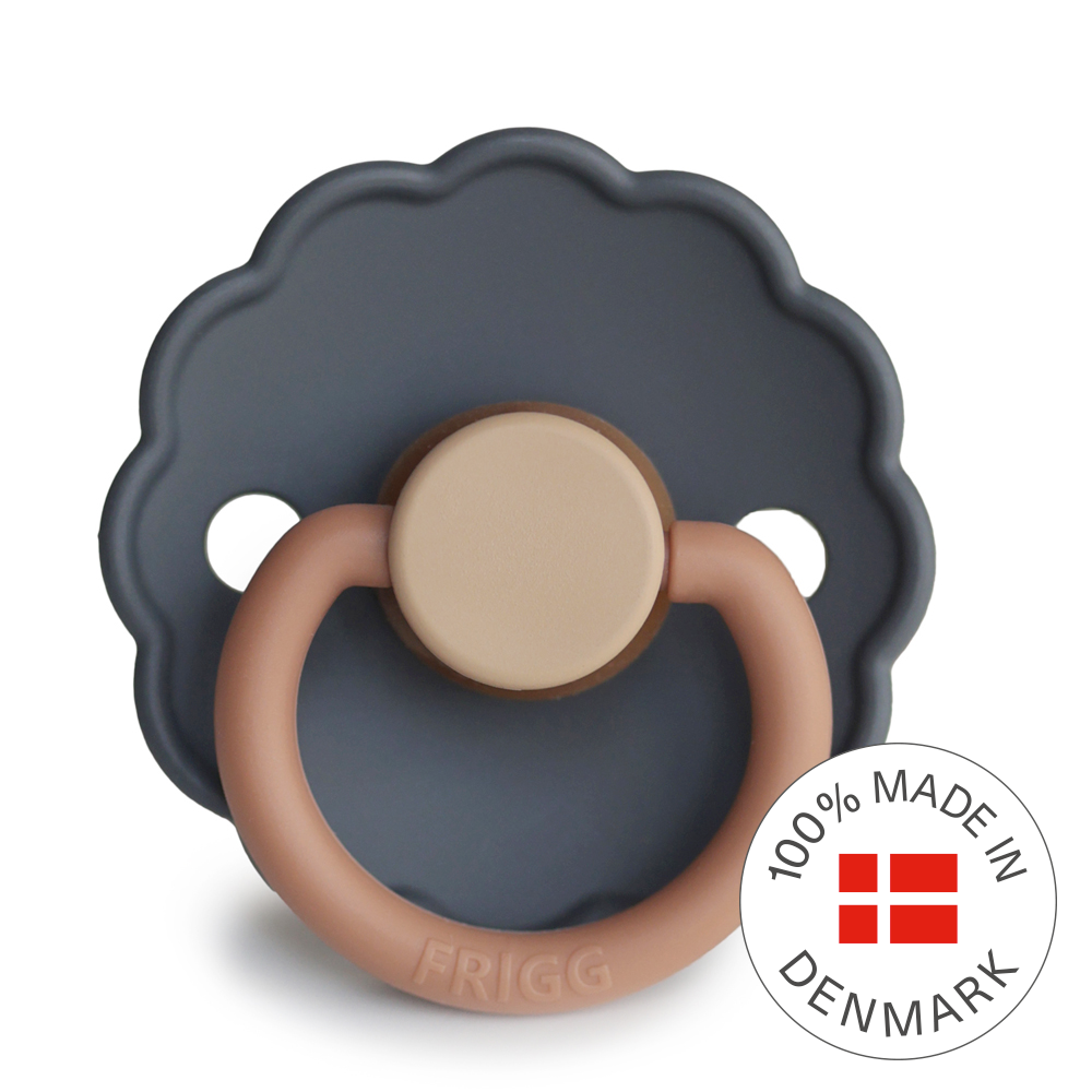 FRIGG Daisy Colourblock - Round Latex Pacifier | Size 1