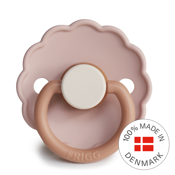 FRIGG Daisy Colourblock - Round Latex Pacifier | Size 1
