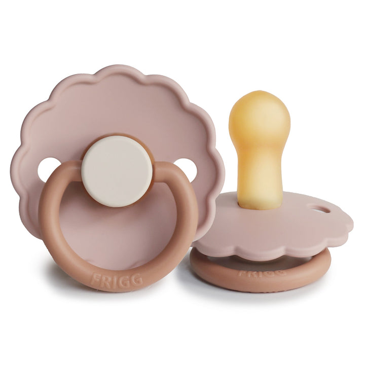 FRIGG Daisy Colourblock - Round Latex Pacifier | Size 1