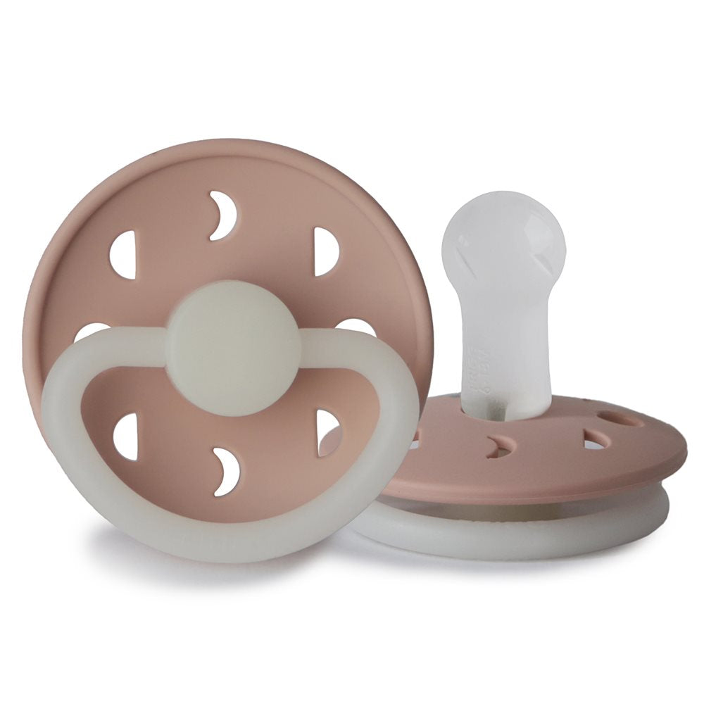FRIGG Moon Night Round Silicone Pacifier | Size 2