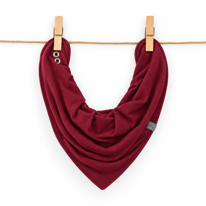 Bandana Bib | Chase (Burgundy)
