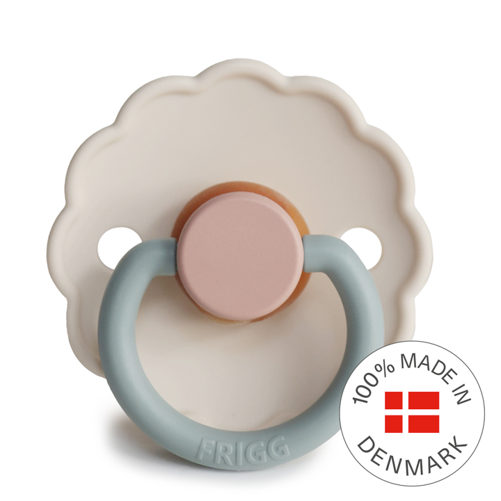 FRIGG Daisy Colourblock - Round Latex Pacifier | Size 1