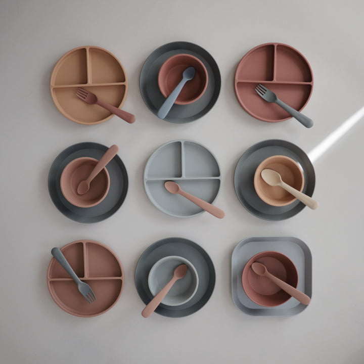 Mushie Square Plates | 2 Pacl