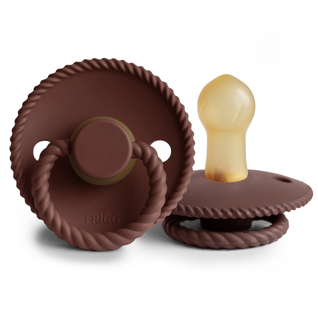 FRIGG Rope - Round Latex Pacifier - Size 2