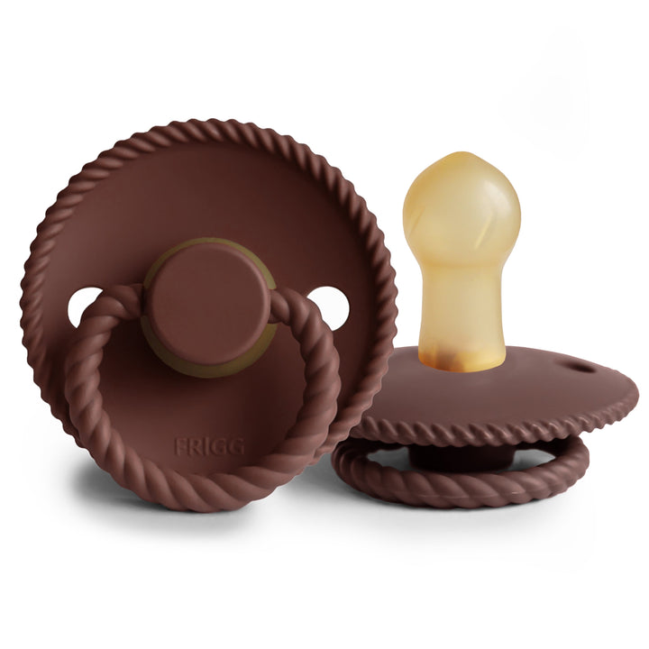 FRIGG Rope - Round Latex Pacifier - Size 2