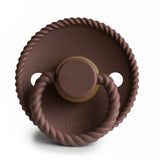 FRIGG Rope - Round Latex Pacifier - Cocoa