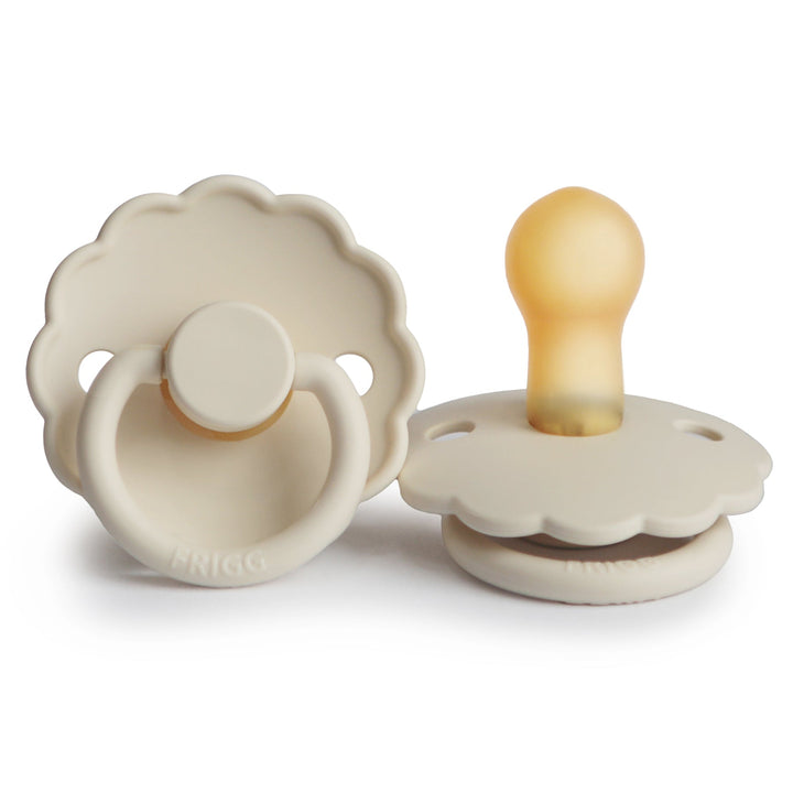 FRIGG Daisy Round Latex Pacifier | Size 2