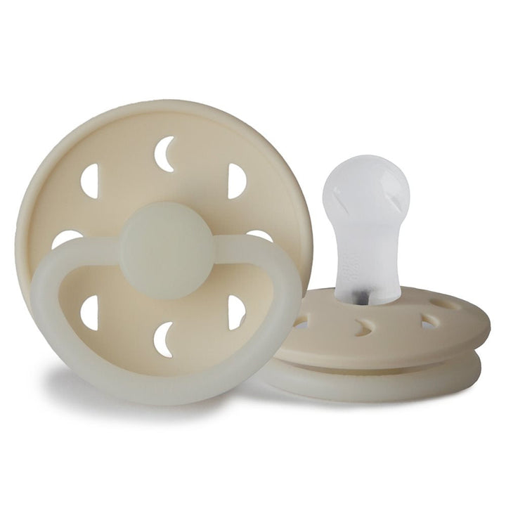FRIGG Moon Night Round Silicone Pacifier | Size 1