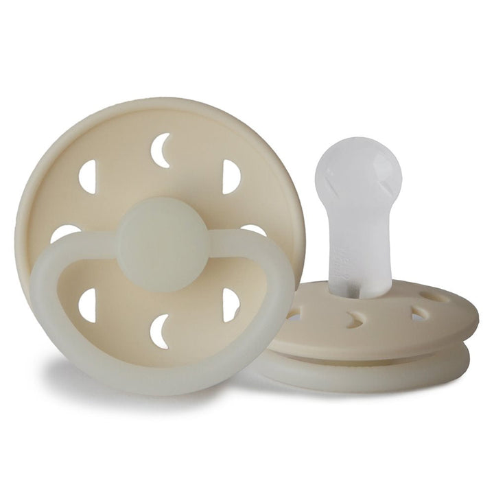 FRIGG Moon Night Round Silicone Pacifier | Size 2