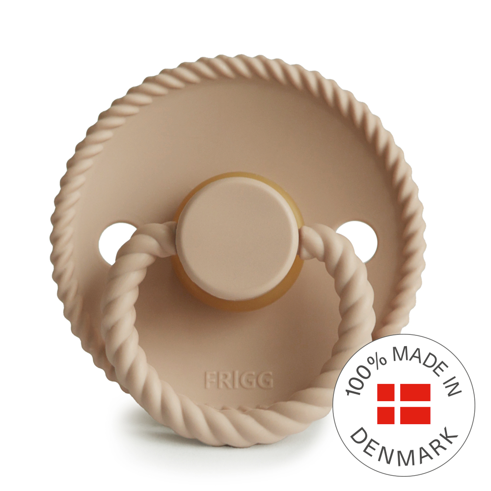 FRIGG Rope - Round Latex Pacifier - Size 2