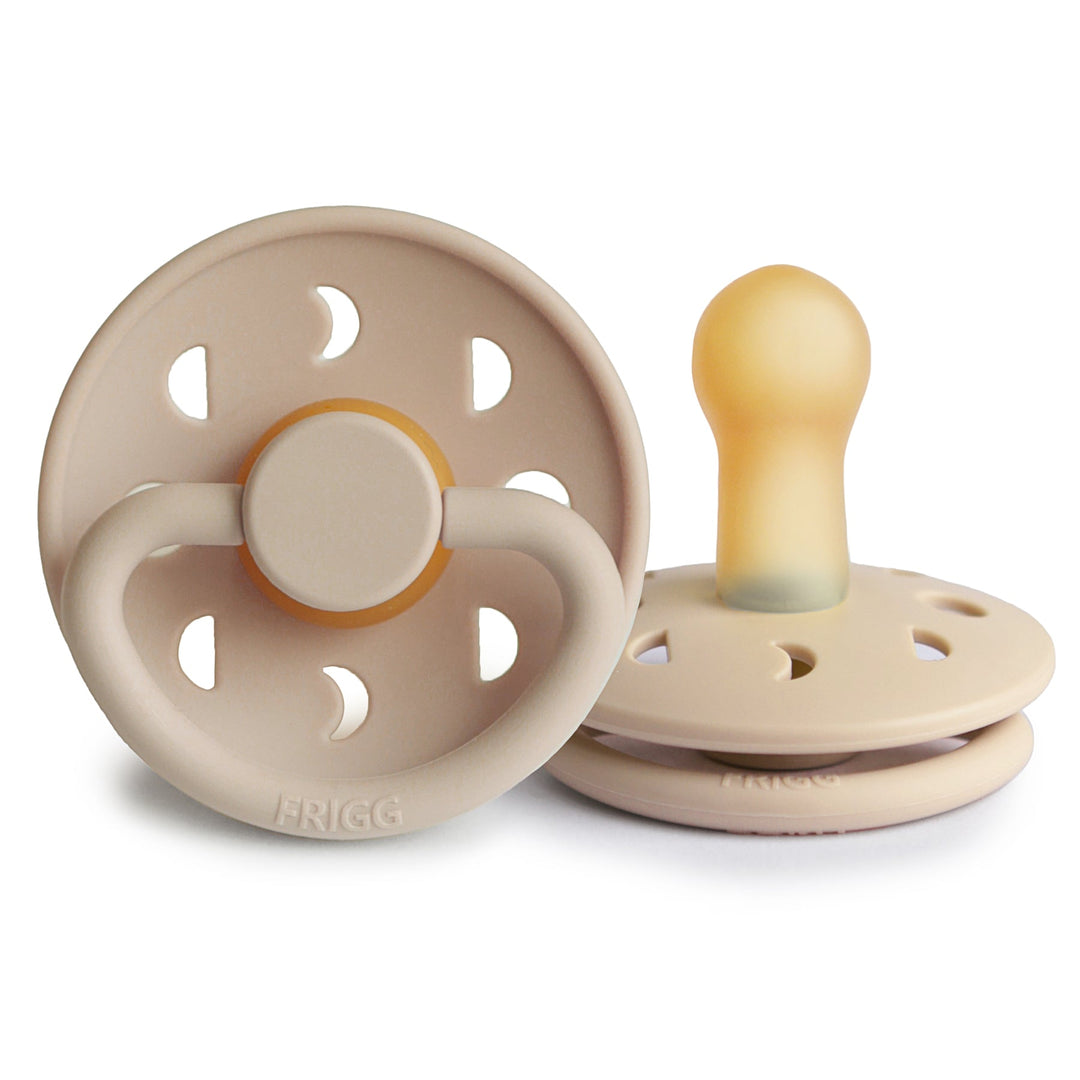 FRIGG Moon - Round Latex Pacifier | Size 2