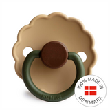 FRIGG Daisy Colourblock - Round Silicone Pacifier | Size 1