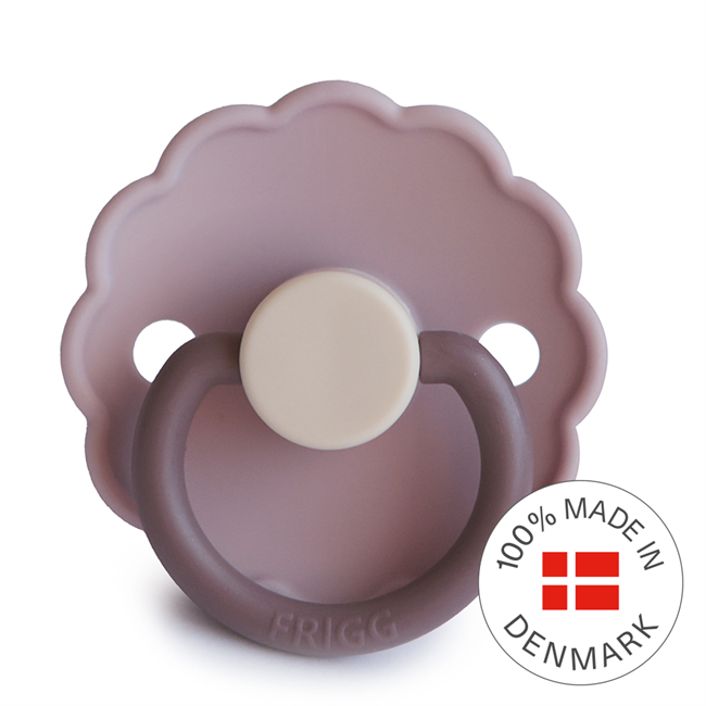 FRIGG Daisy Colourblock - Round Silicone Pacifier | Size 1