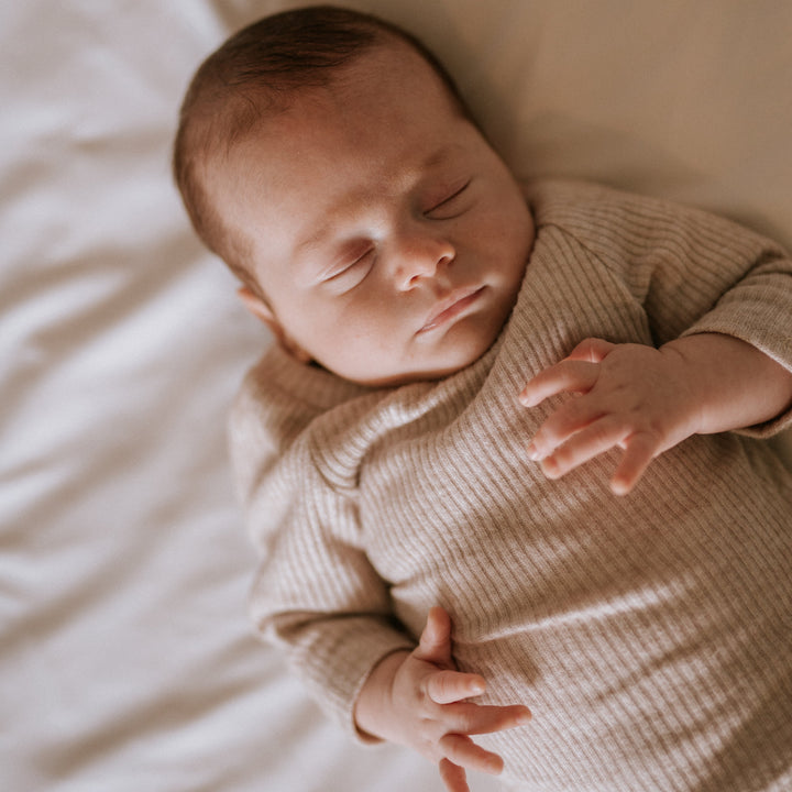 Baby Luxe Rib Set | Ecru