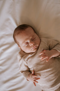 BABY LUXE RIB SET - ECRU