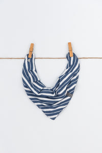 BANDANA BIB - BLAKE (Blue Multi Stripe)