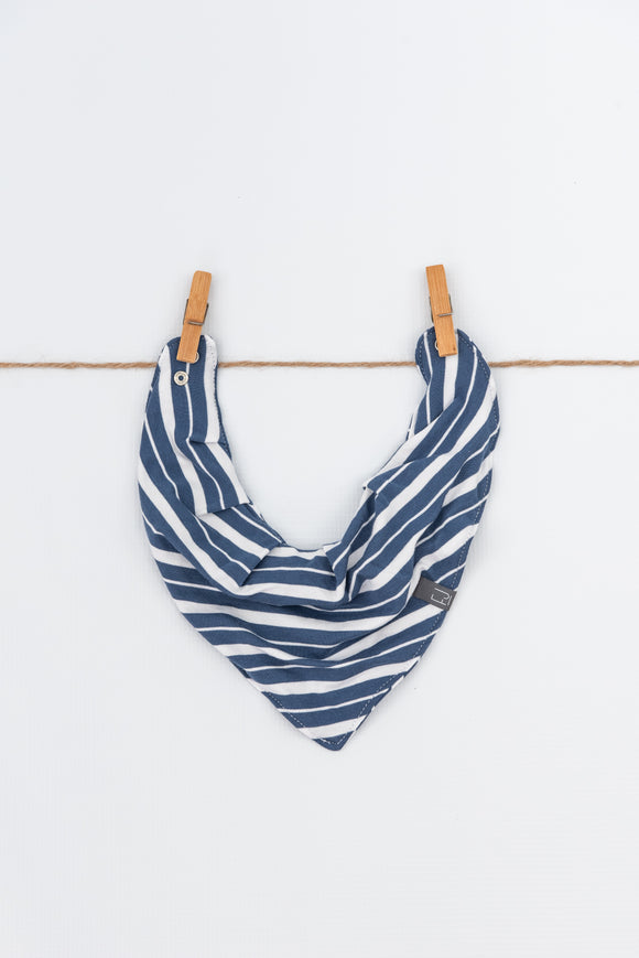 BANDANA BIB - BLAKE (Blue Multi Stripe)