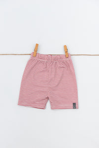 BIKER SHORTS - PINK STRIPE