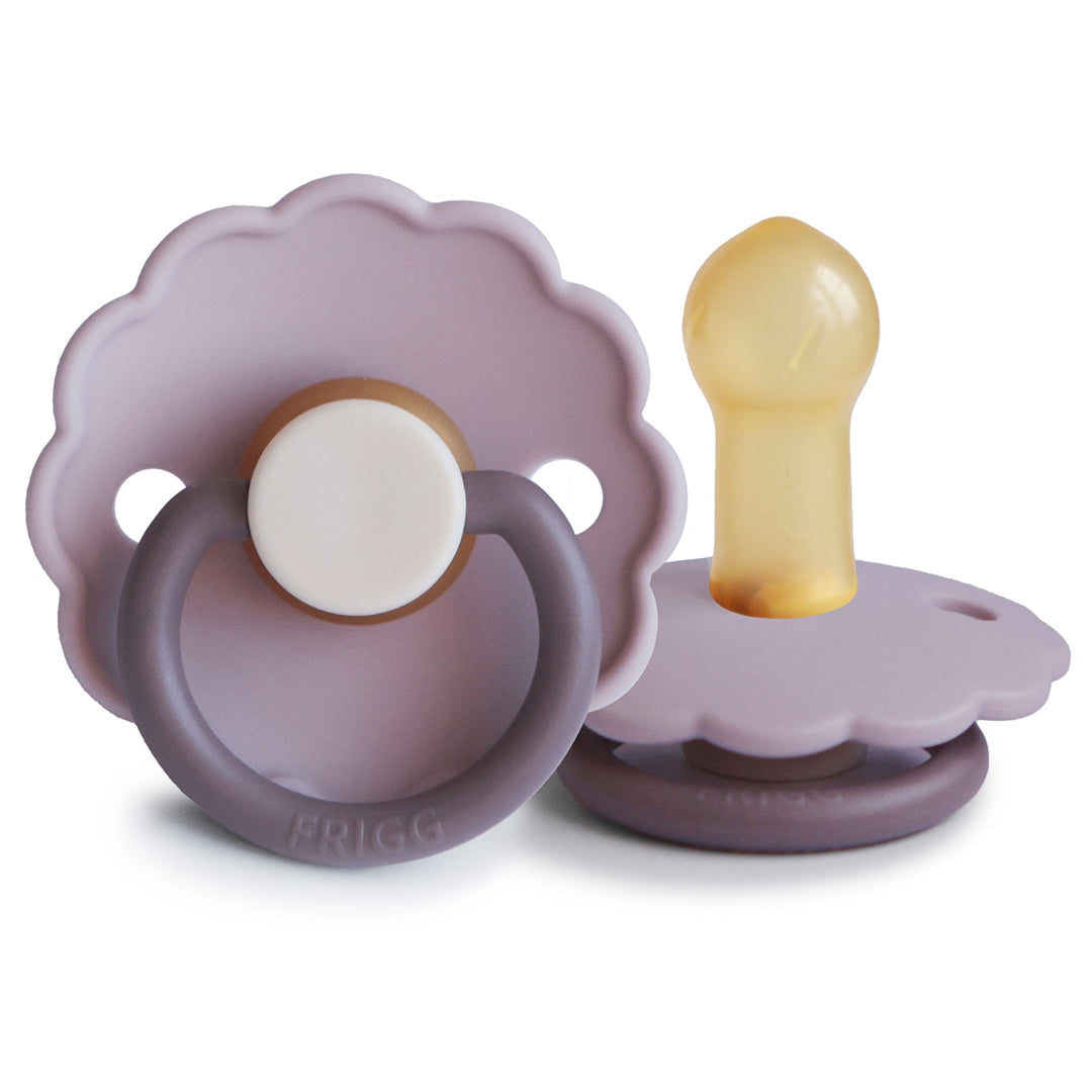 FRIGG Daisy Colourblock - Round Latex Pacifier | Size 2