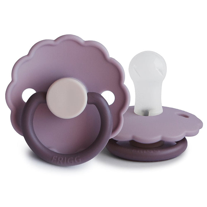 FRIGG Daisy Colourblock - Round Silicone Pacifier | Size 1