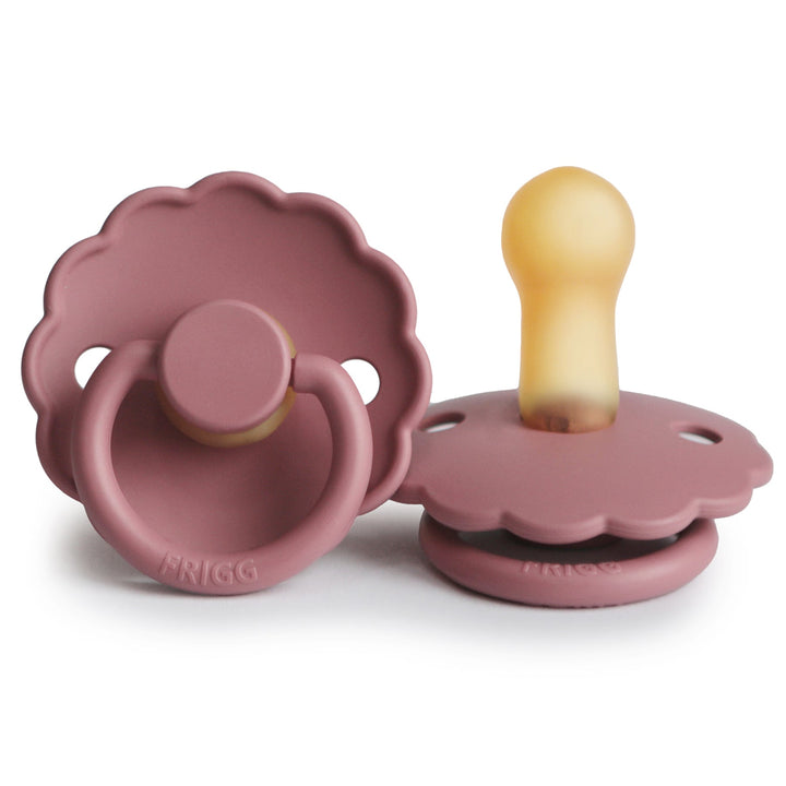 FRIGG Daisy Round Latex Pacifier | Size 2