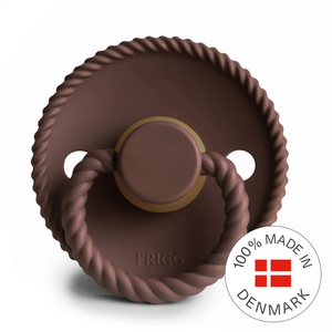 FRIGG Rope - Round Latex Pacifier - Cocoa