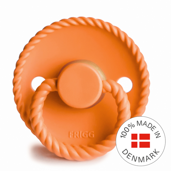 FRIGG Rope - Round Latex Pacifier - Maple