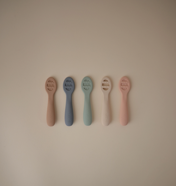 MUSHIE FIRST FEEDING BABY SPOONS - 2 PACK