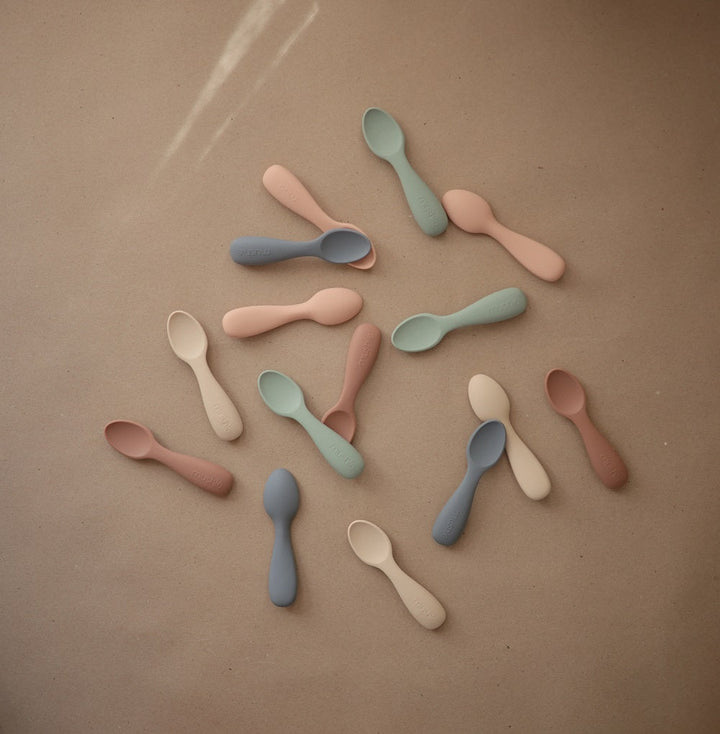 Mushie Toddler Starter Spoons | (2 Pack)