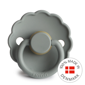 FRIGG Daisy - Round Latex Pacifier - French Gray