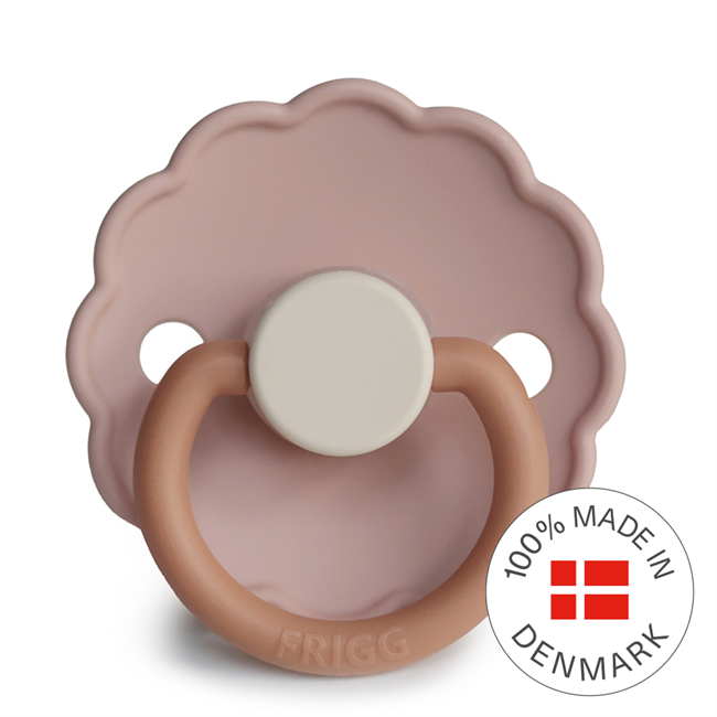 FRIGG Daisy Colourblock - Round Silicone Pacifier | Size 1