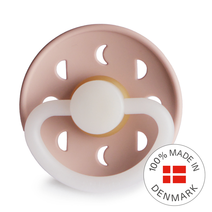 FRIGG Moon Night Round Latex Pacifier | Size 2