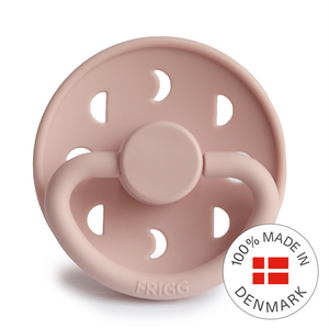 FRIGG Moon - Round Silicone Pacifier - Blush