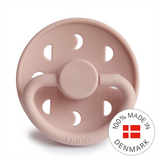 FRIGG Moon - Round Silicone Pacifier - Blush