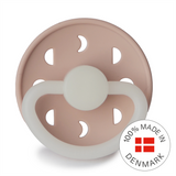 FRIGG Moon Night - Round Silicone Pacifier - Blush