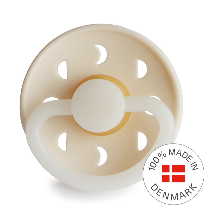 FRIGG Moon Night Round Latex Pacifier | Size 2