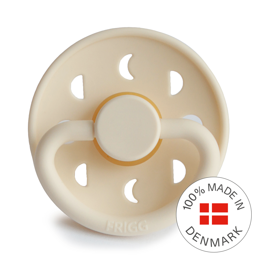 FRIGG Moon - Round Latex Pacifier | Size 2