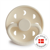 FRIGG Moon - Round Silicone Pacifier - Cream